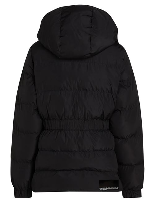 Piumino nero in poliestere Karl Lagerfeld jeans | A3W15023999